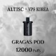 [부가세포함] Altisc x VPS Gragas Pod / 12000Puff 일회용 폐호흡 전용 팟